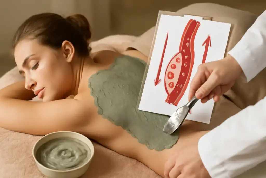 Impacchi a base di argilla sul corpo: effetti sulla circolazione poco conosciuti
