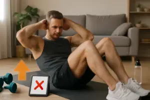 Come ottenere addominali definiti a casa? Gli errori che bloccano i risultati più comuni