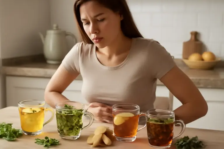 Infusi naturali contro il gonfiore addominale: le combinazioni più efficaci e semplici da preparare