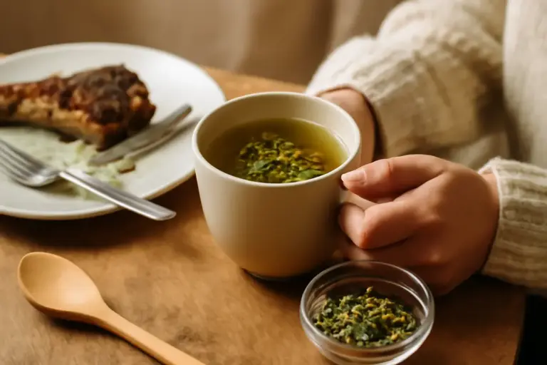Tisana depurativa dopo i pasti pesanti: la combinazione che agevola la digestione